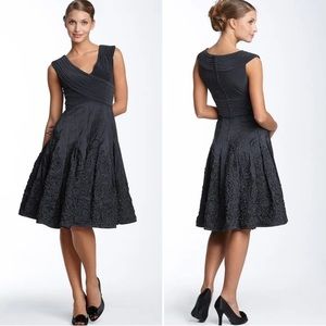 Adriana Papell Matte Jersey & Tafetta Dress, 6 Great for Christmas Holiday party